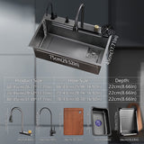 Tarja Smart Sink con Función de Cascada Lluvia