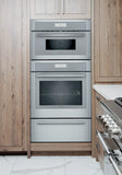 Horno combinado triple Masterpiece de 30" con horno rápido y cajón caliente  MEDMCW31WS THERMADOR