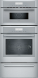 Horno combinado triple Masterpiece de 30" con horno rápido y cajón caliente  MEDMCW31WS THERMADOR