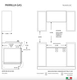 Parrilla NU604.AC TECNOLAM