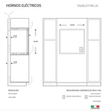 Horno Eléctrico TE60ELETTRIC.AC TECNOLAM