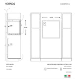 Horno Combinado + Microondas H45MWCG TECNOLAM