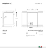 Lavavajillas Empotrable TECDW60.SS TECNOLAM