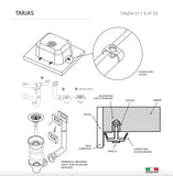 Tarja CINZIA 57,7X47 2V TECNOLAM
