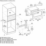 Microondas Masterpiece de 24", puerta abatible lateral  Acero inoxidable   MBCS THERMADOR