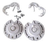Esquinero Giratorio/ Sistema Lazy 3/4 28 Pg Blanco Cerrajes