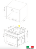 Horno Combinado + Microondas H45MWCG TECNOLAM