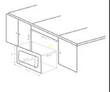 Horno Microondas- Campana  OTR30AC TECNOLAM