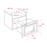 Horno Microondas Empotrable MS 620 BIS TEKA.