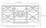 Parrilla EB-486BL EB TÉCNICA