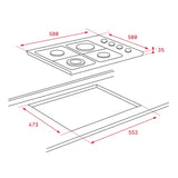 Parrilla Eléctrica EASY HLX 60 4P INOX TEKA