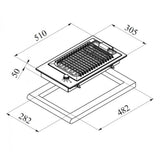 Parrilla Domino Grill EFX 30.1 BBQ-GRILL TEKA.