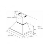 Campana Motor - BERTAZZONI - HERITAGE Inoxidable, 48" - 110V