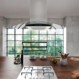 Campana Isla - ELICA - CINGOLI Inoxidable, 90cm - 120V