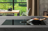 Parrilla de Inducción c/Campana - ELICA - NIKOLA TESLA INVERTER Cristal Negro, 90cm - 220V