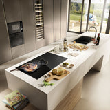 Parrilla de Inducción c/Campana - ELICA - NIKOLA TESLA INVERTER Cristal Negro, 90cm - 220V