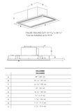 Campana Plafón - ELICA - HILIGHT Inoxidable, 100cm - 110V