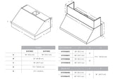 Campana Exterior Pared - ELICA - CAPRI Inoxidable, 48" - 110V