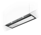 Campana Integrada - ELICA - BOXIN PLUS Cristal Blanco + Acero Inoxidable, 90cm - 110V