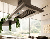 Campana Isla Profesional - ELICA - LEONE Inoxidable, 42" - 110V