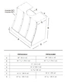 Campana Pared Profesional - ELICA - CATANIA Inoxidable, 36" - 110V