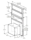 Campana Downdraft - ELICA - RISE Inoxidable, 30" - 120V