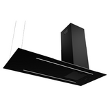 Campana Isla - TECNOLAM - LYRA.NE140 Negro, 140cm - 110V