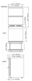 Centro de Bebidas Doble Puerta - ELICA - PRF0192779 Inoxidable + Personalizable, 60cm - 110V