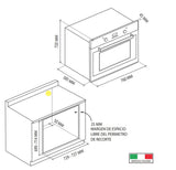 Horno Eléctrico - TECNOLAM - SWO30 Inoxidable, 30" - 220V