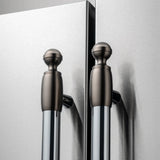 Set Decorativo p/Jaladera - BERTAZZONI - DS2HERTSB Negro Niquelado