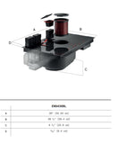 Parrilla de Inducción c/Campana - ELICA - NIKOLA TESLA SWITCH Cristal Negro, 36" - 220V