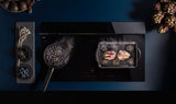 Parrilla de Induccion c/Campana FALMEC BRERA Negro, 84cm 220V