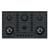 Parrilla a Gas - TECNOLAM - DOPPIO916.NE Cristal Negro, 90cm - 110V