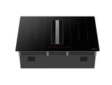 Parrilla de Inducción c/Campana - TECNOLAM - TIE83.NE Cristal Negro, 83cm - 220V