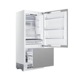 Refrigerador c/Dispensador Agua/Hielo - ELICA - DOLOMITE Inoxidable, 36" - 110V
