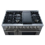 Estufa Profesional - TECNOLAM - FGR488 Inoxidable, 48" - 110V