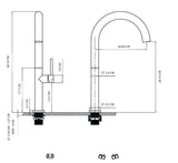 Monomando - TECNOLAM - TEC546SS Inoxidable