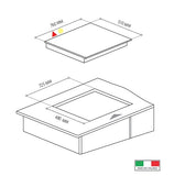Parrilla a Gas - TECNOLAM - FLAT705.AC Inoxidable, 70cm - 110V