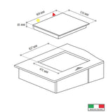 Parrilla a Gas - TECNOLAM - PR915.AC Inoxidable, 90cm - 110V