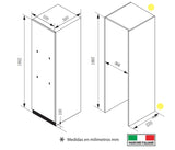 Refrigerador Panelable - TECNOLAM - TSD559PR, 60cm - 110V