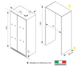Refrigerador Panelable - TECNOLAM - TSS906P, 90cm - 110V