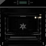 Horno Eléctrico - TECNOLAM - TE6011EAF.NE Cristal Negro, 60cm - 220V