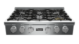 Parrilla Profesional - TECNOLAM - GRT366 Inoxidable, 36" - 110V