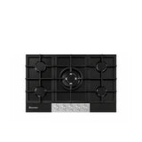Parrilla a Gas - TECNOLAM - VETRO705.NE Cristal Negro, 70cm - 110V