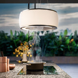 Campana Isla FALMEC SOFFIO + Cristal Satinado Blanco, 58cm 220V