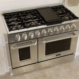 Estufa Profesional - TECNOLAM - FGR488 Inoxidable, 48" - 110V