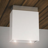 Campana Isla FALMEC LAGUNA Blanca + Cristal, 90cm