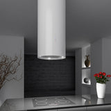 Campana Isla FALMEC POLAR Blanco Lacado, 35cm 110 V