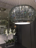 Campana Isla - ELICA - INTERSTELLAR Cristal Negro, 65cm - 220V