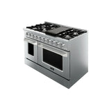 Estufa Profesional - TECNOLAM - FGR488 Inoxidable, 48" - 110V